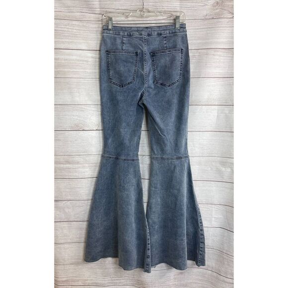 Free People Just Float Cloudy Indigo Jean Pants Size 27 - Picture 6 of 9